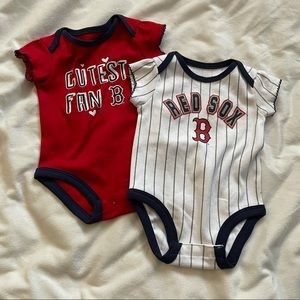 Pair of adorable girls onesies size 0/3